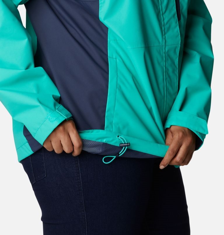 Women's Columbia Hikebound Jackets Turquoise | Plus Size CA-N436C